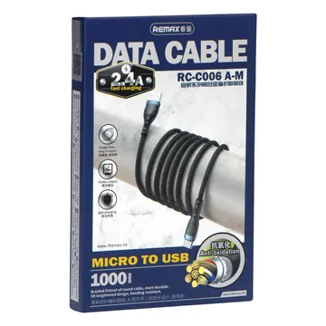 کابل شارژ USB به MICRO-USB ریمکس [RC-C006A-M]